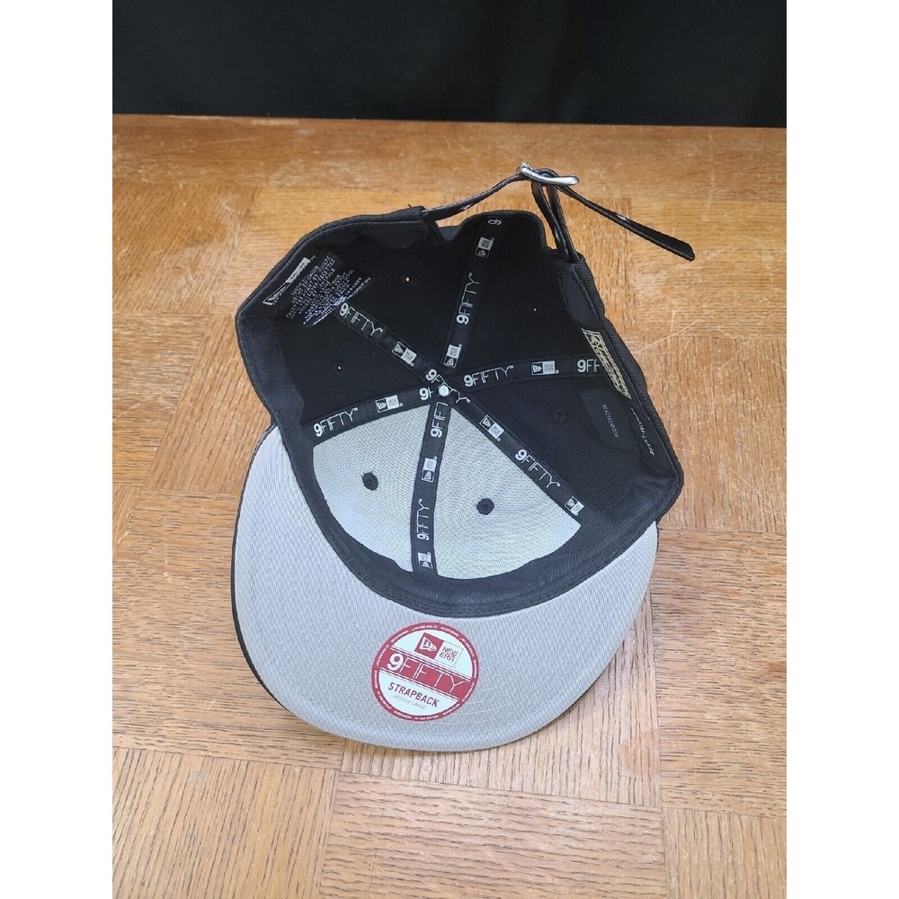 New Era‎ Retro Vancouver Grizzlies Leather Front Strapback Hat Sz M/L - Used - Picture 7 of 10